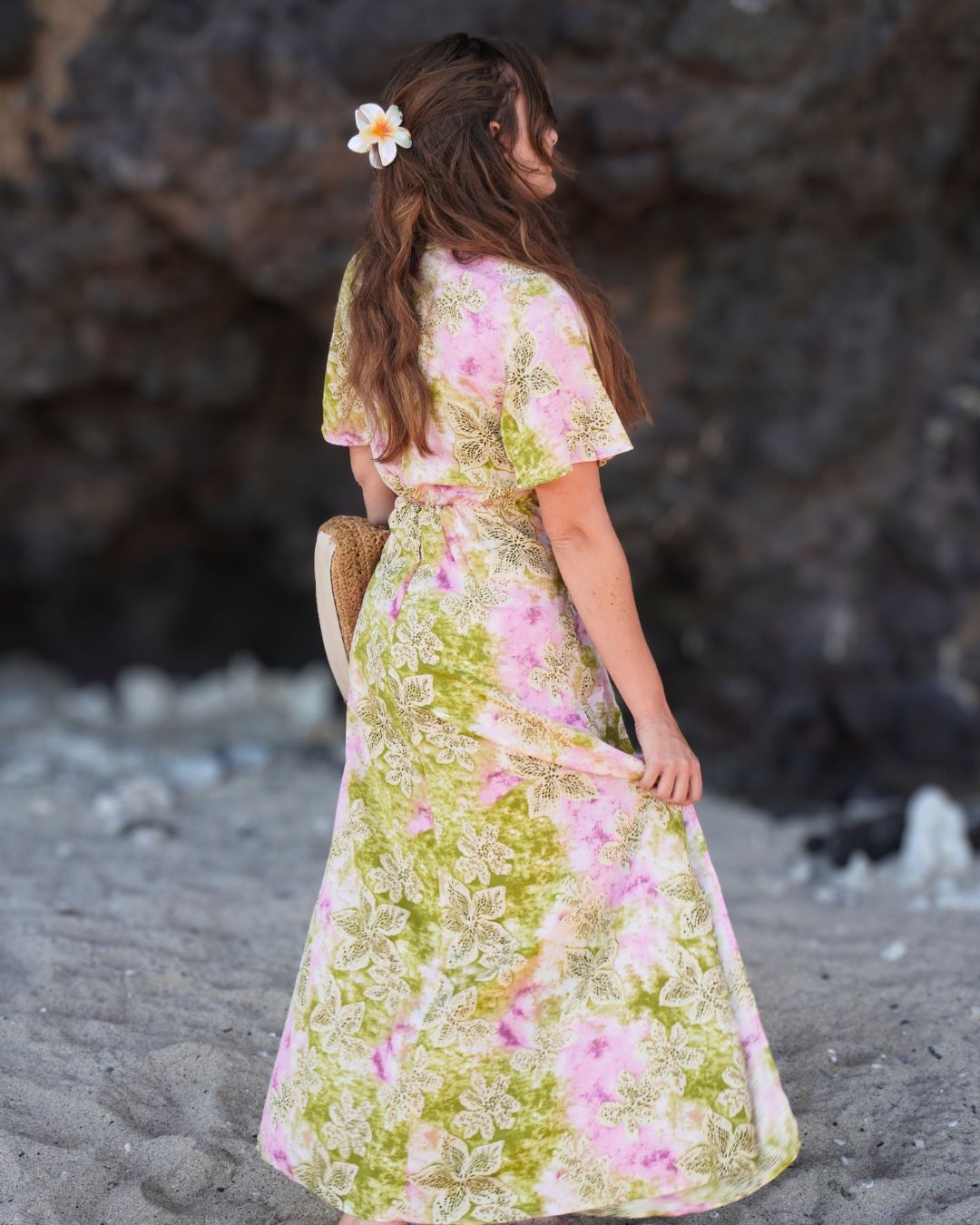 Moorea - Robe longue imprimé floral