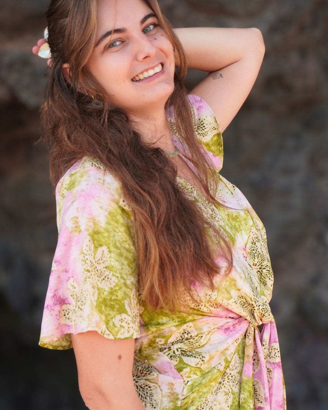 Moorea - Robe longue imprimé floral