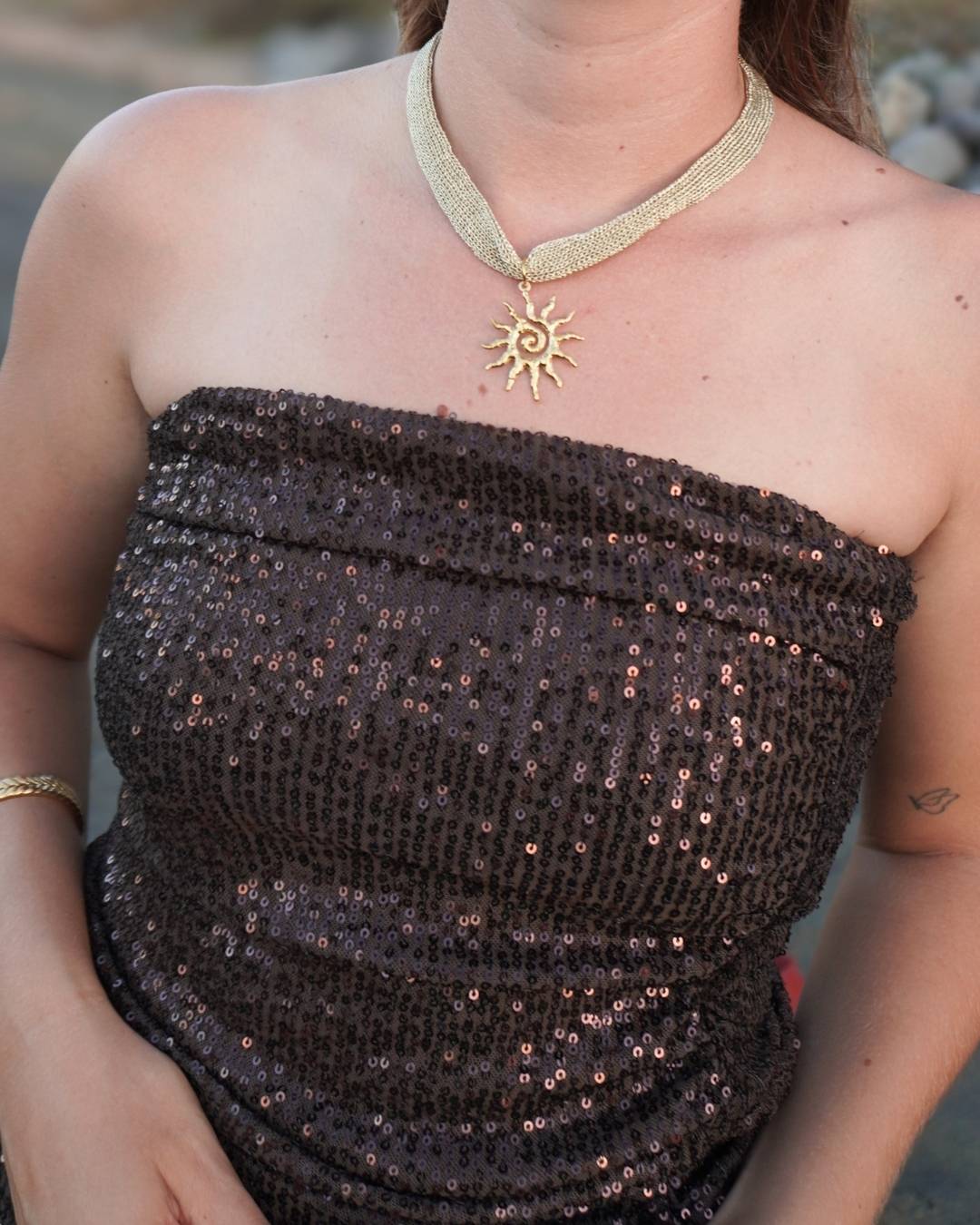 Alma - Robe bustier sequins