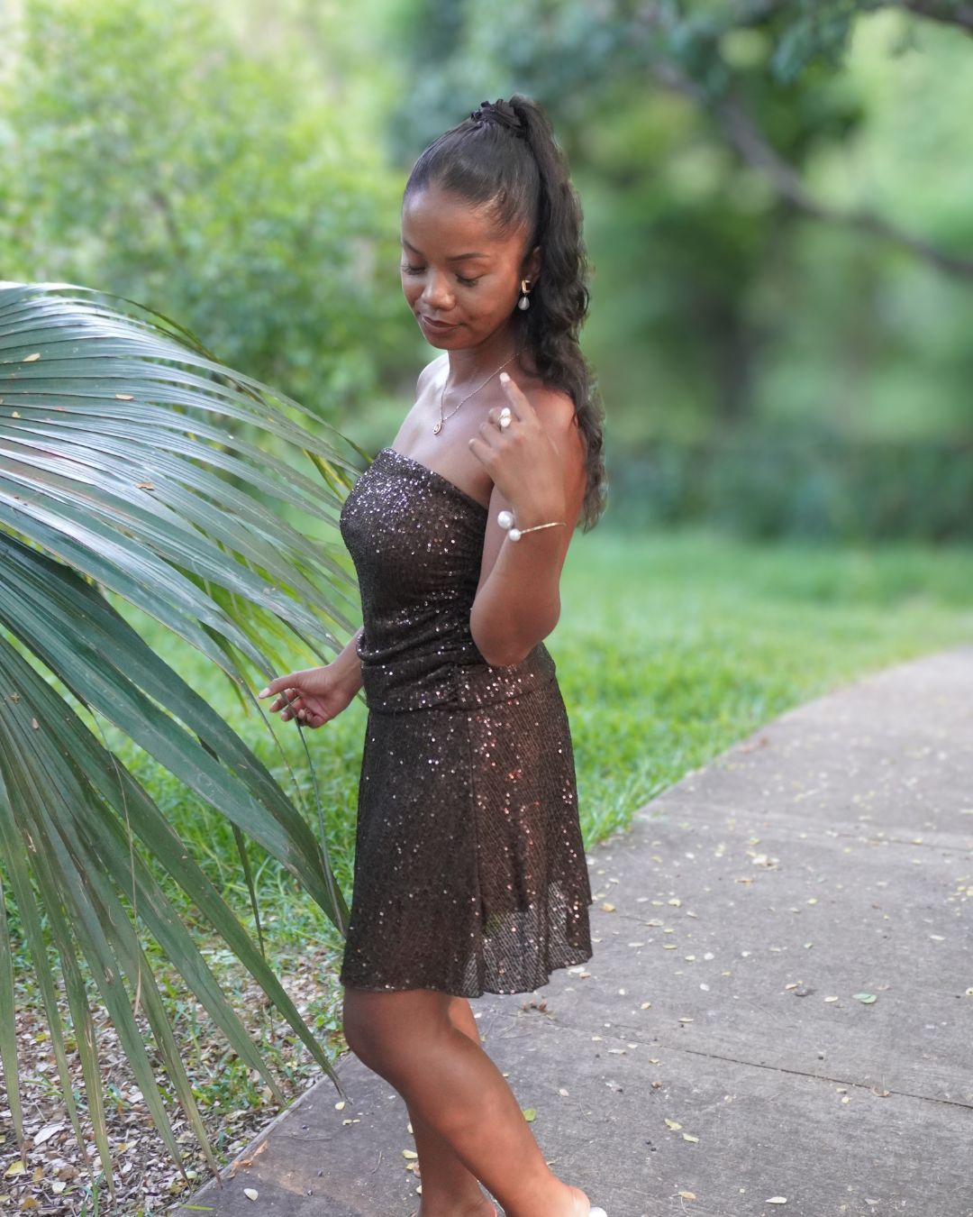 Alma - Robe bustier sequins