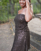 Alma - Robe bustier sequins
