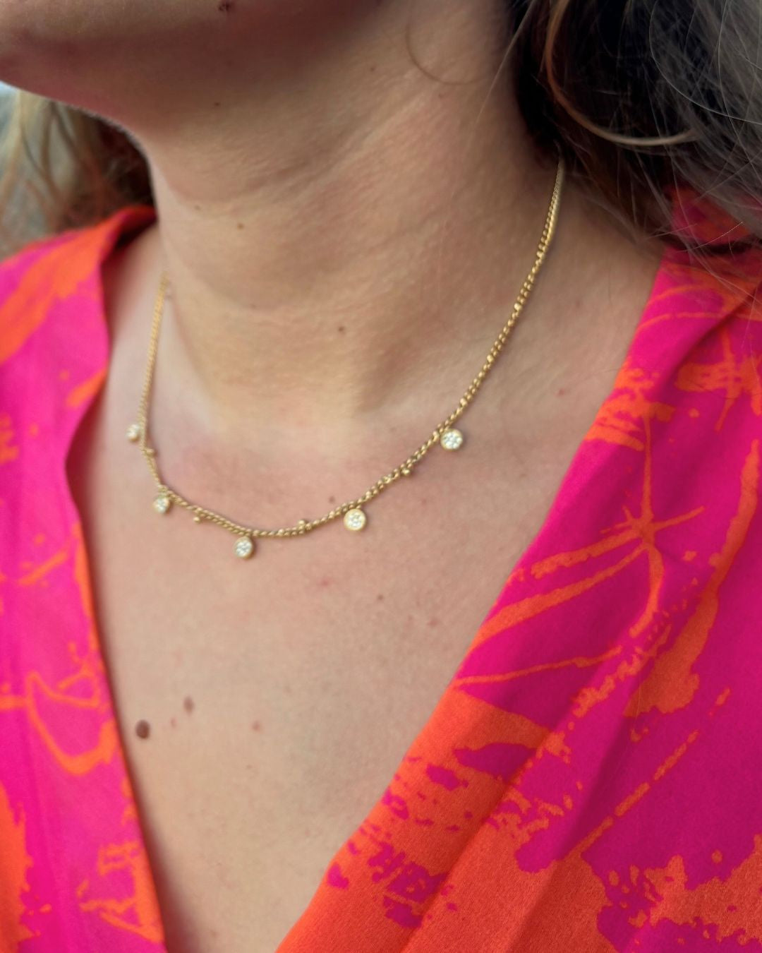 Andrea - Collier avec strass