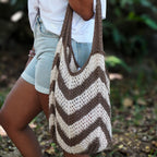 Coco Chocolat - Sac de plage en crochet