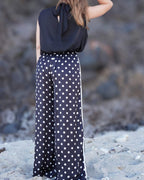 Chiara - Pantalon fluide à pois