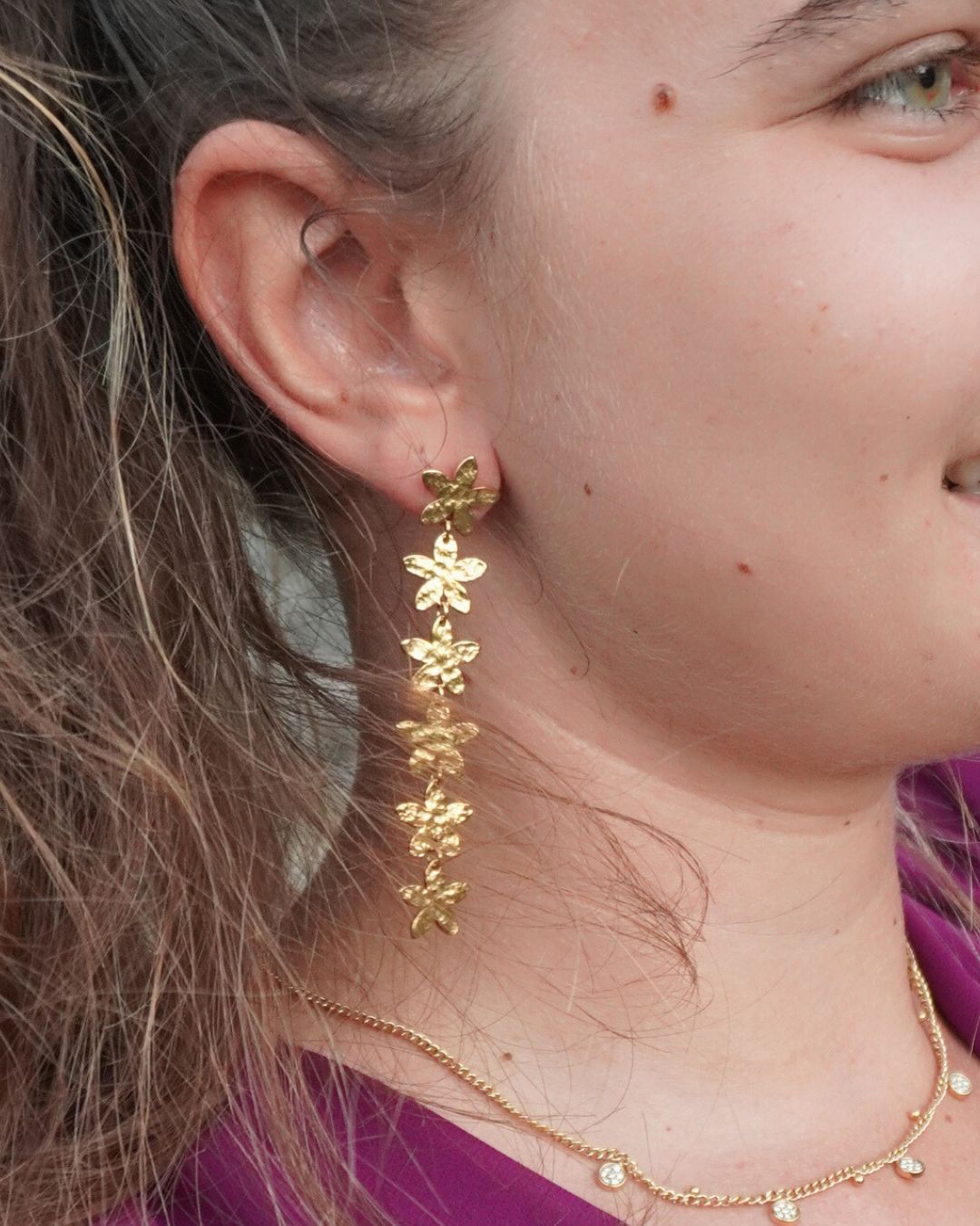 Lea - Boucles d'oreilles fleurs