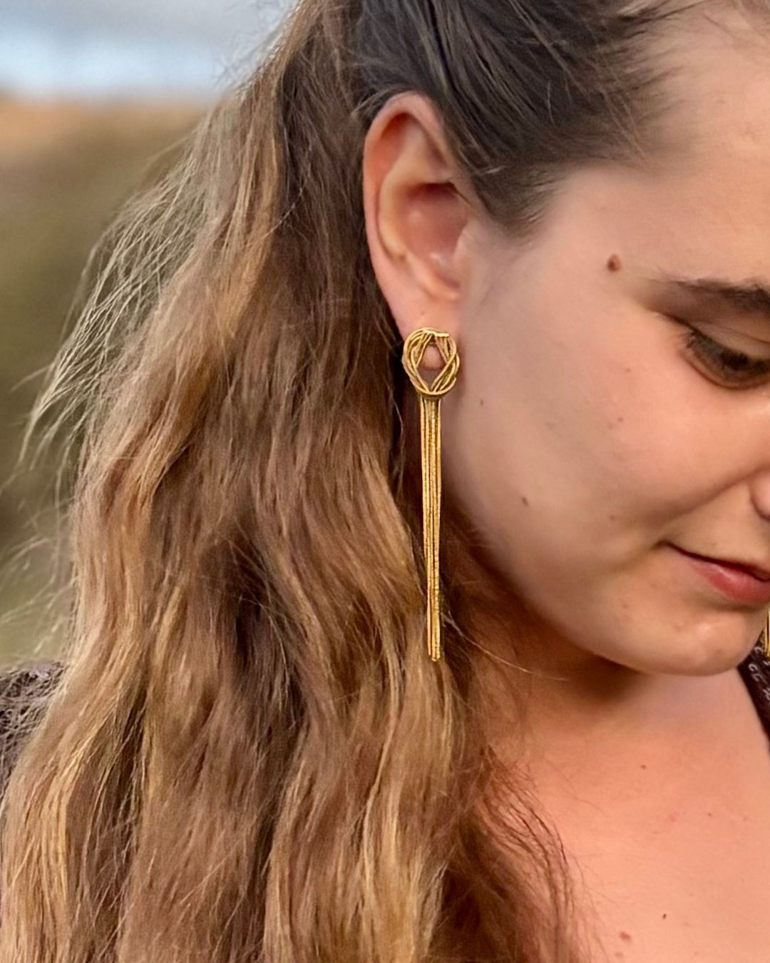 Naïa - Boucles d'oreilles noeud