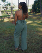 Rachel Kaki - Pantalon gaze de coton