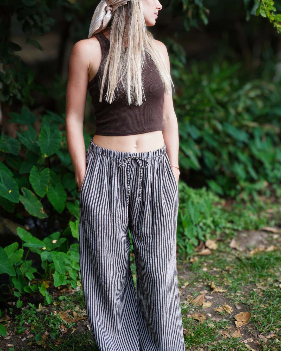 Soline Brun Foncé - Pantalon