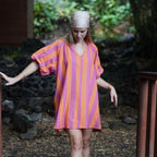 Iris - Robe courte à rayures