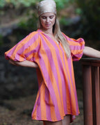 Iris - Robe courte à rayures