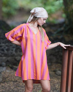 Iris - Robe courte à rayures