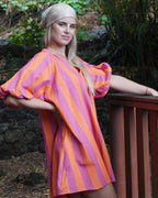 Iris - Robe courte à rayures