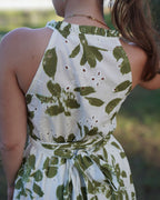 Anne - Robe imprimé feuillage