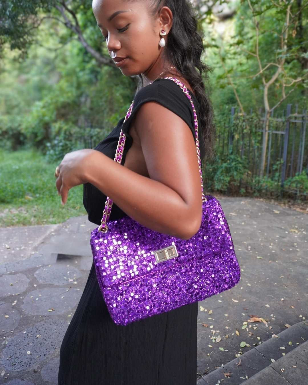 Yuna - Sac bandoulière sequins