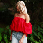 Alba Rouge - Top col bardot