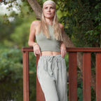 Mahé Kaki - Top en coton