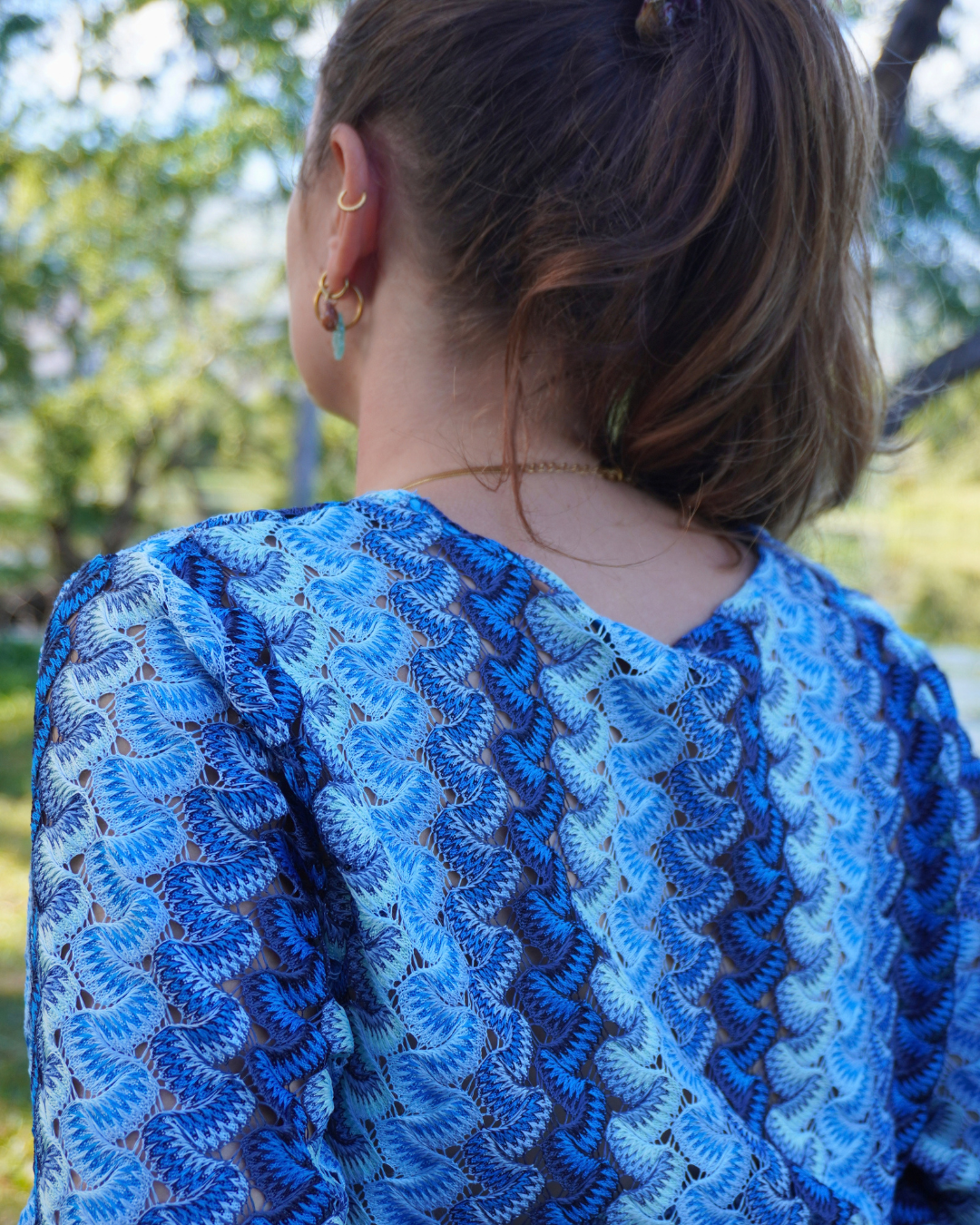 Tora - Top en crochet à manches longues