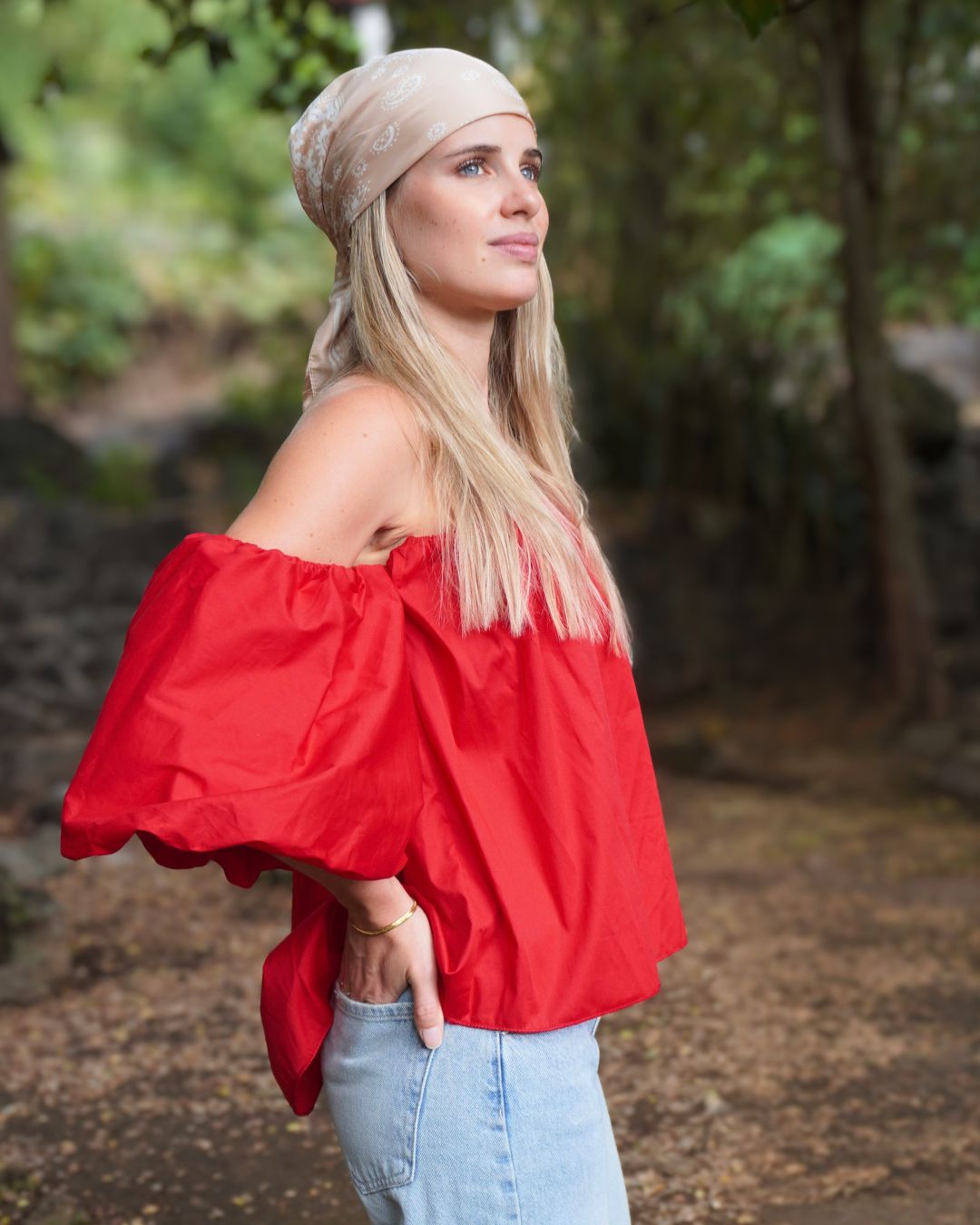 Alba Rouge - Top col bardot