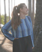 Tora - Top en crochet à manches longues