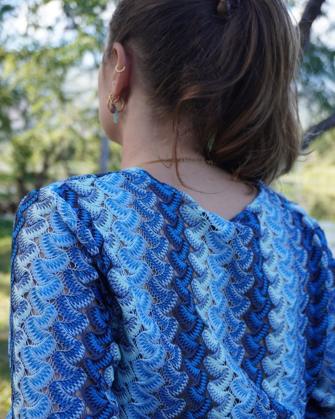 Tora - Top en crochet à manches longues