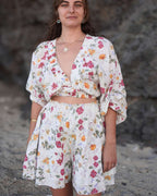 Maxine - Ensemble top et short en lin