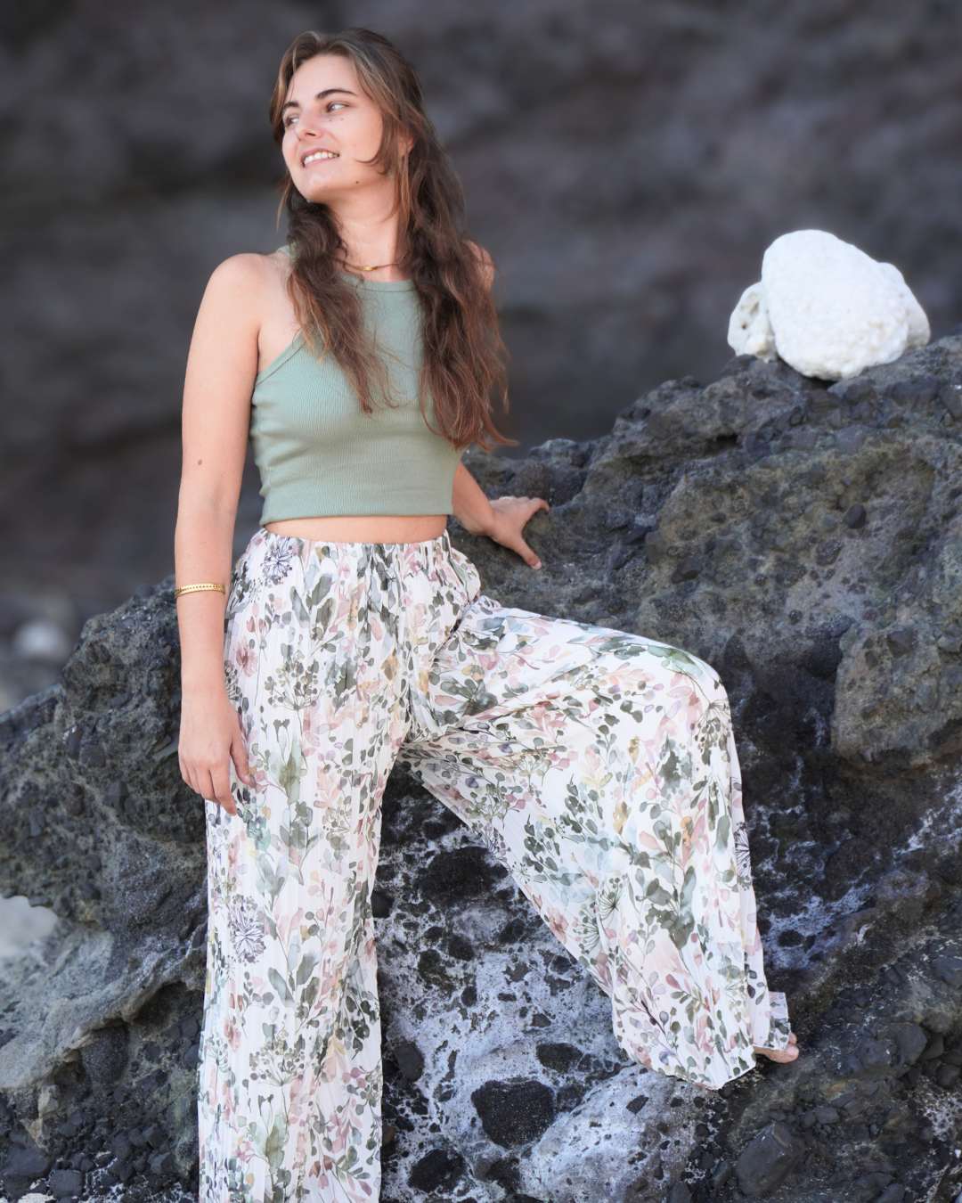 Nina - Pantalon plissé