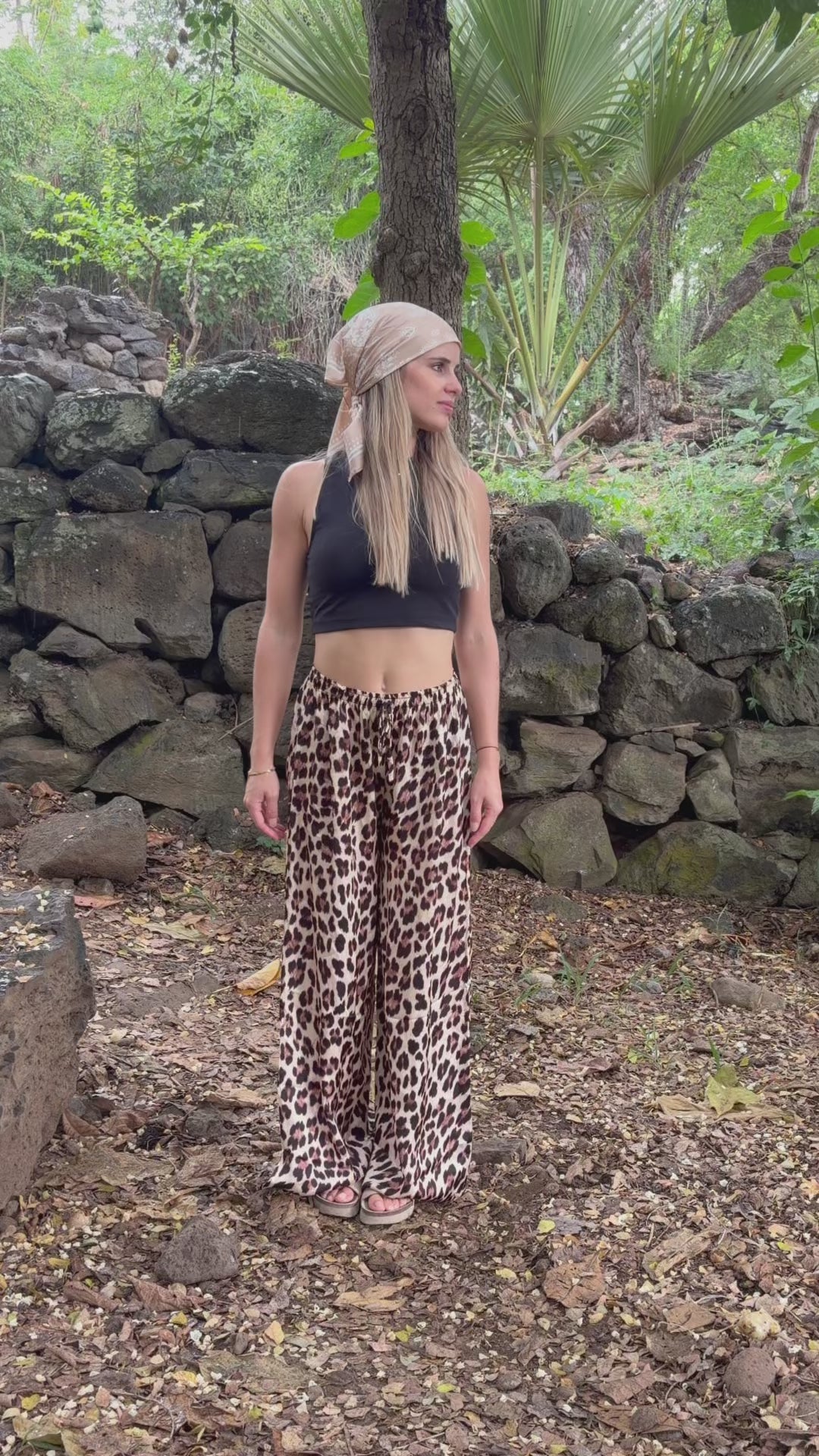 Léonie - Pantalon léopard