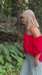 Alba Rouge - Top col bardot