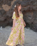 Moorea - Robe longue imprimé floral