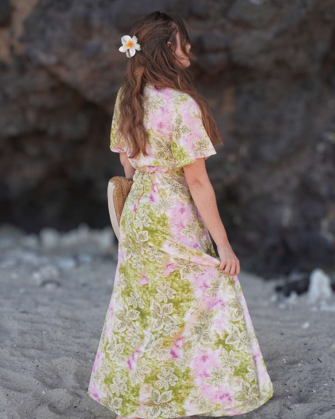 Moorea - Robe longue imprimé floral