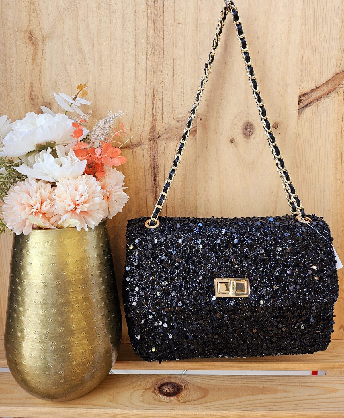 Yuna - Sac bandoulière sequins