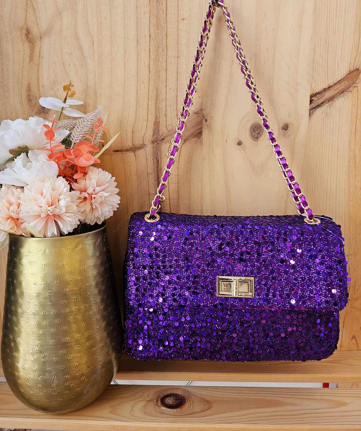 Yuna - Sac bandoulière sequins