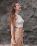 Mahé Caramel - Top en coton